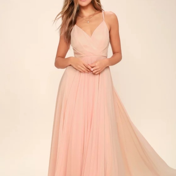 Lulus Dresses & Skirts - Lulu’s Blush Bridesmaids Dress